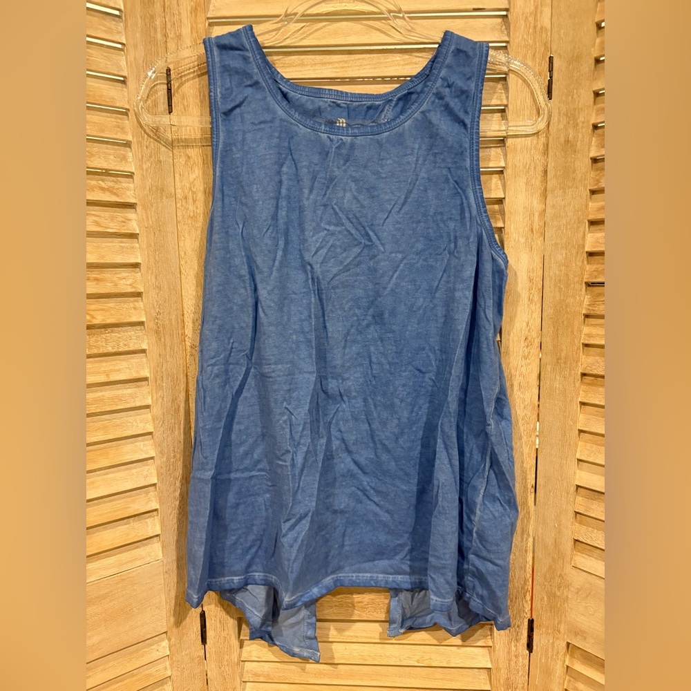 Ideology Denim Blue Yoga Tank